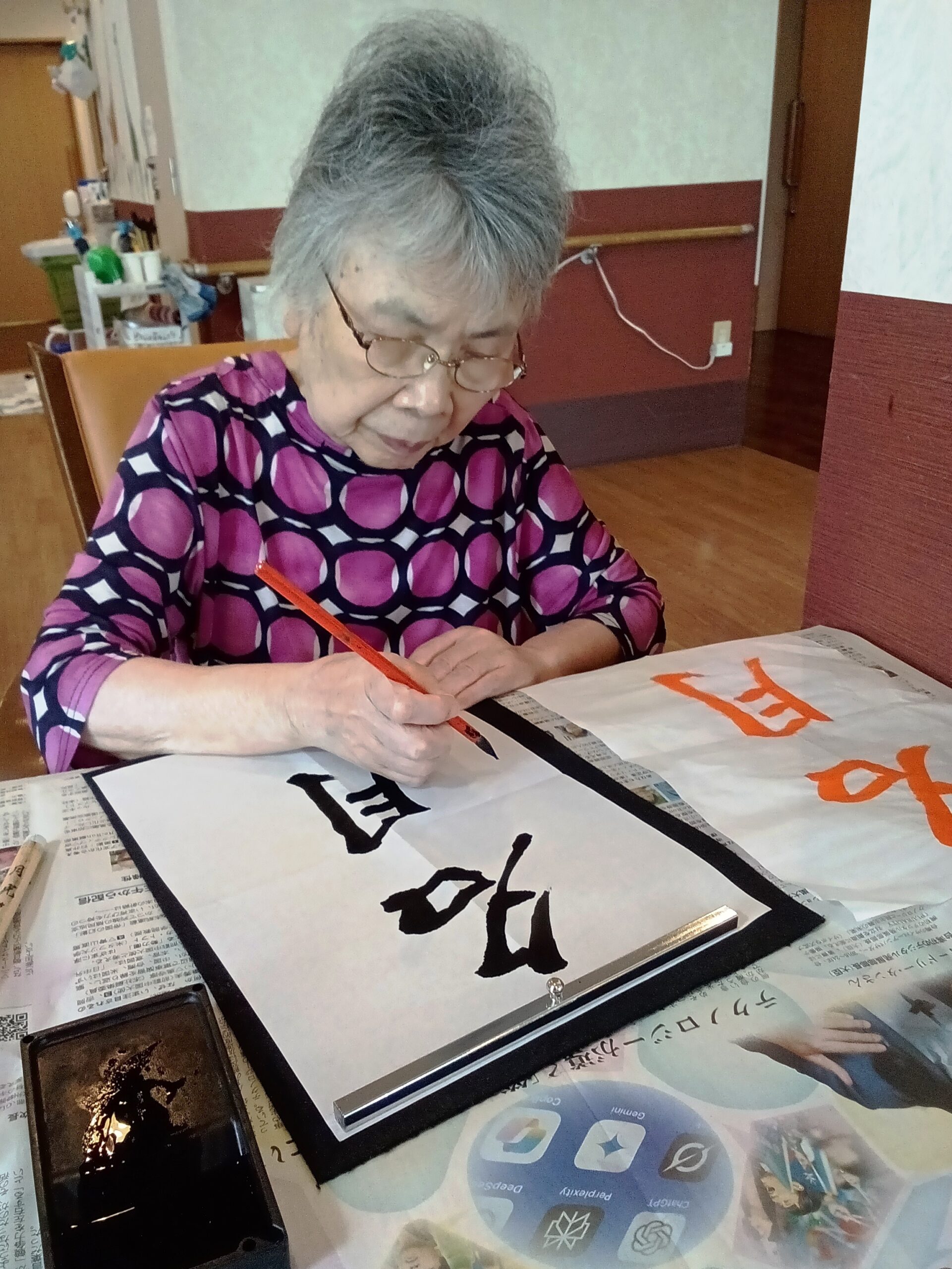 記事 書道クラブ（クルーヴ豊中・服部）のアイキャッチ画像