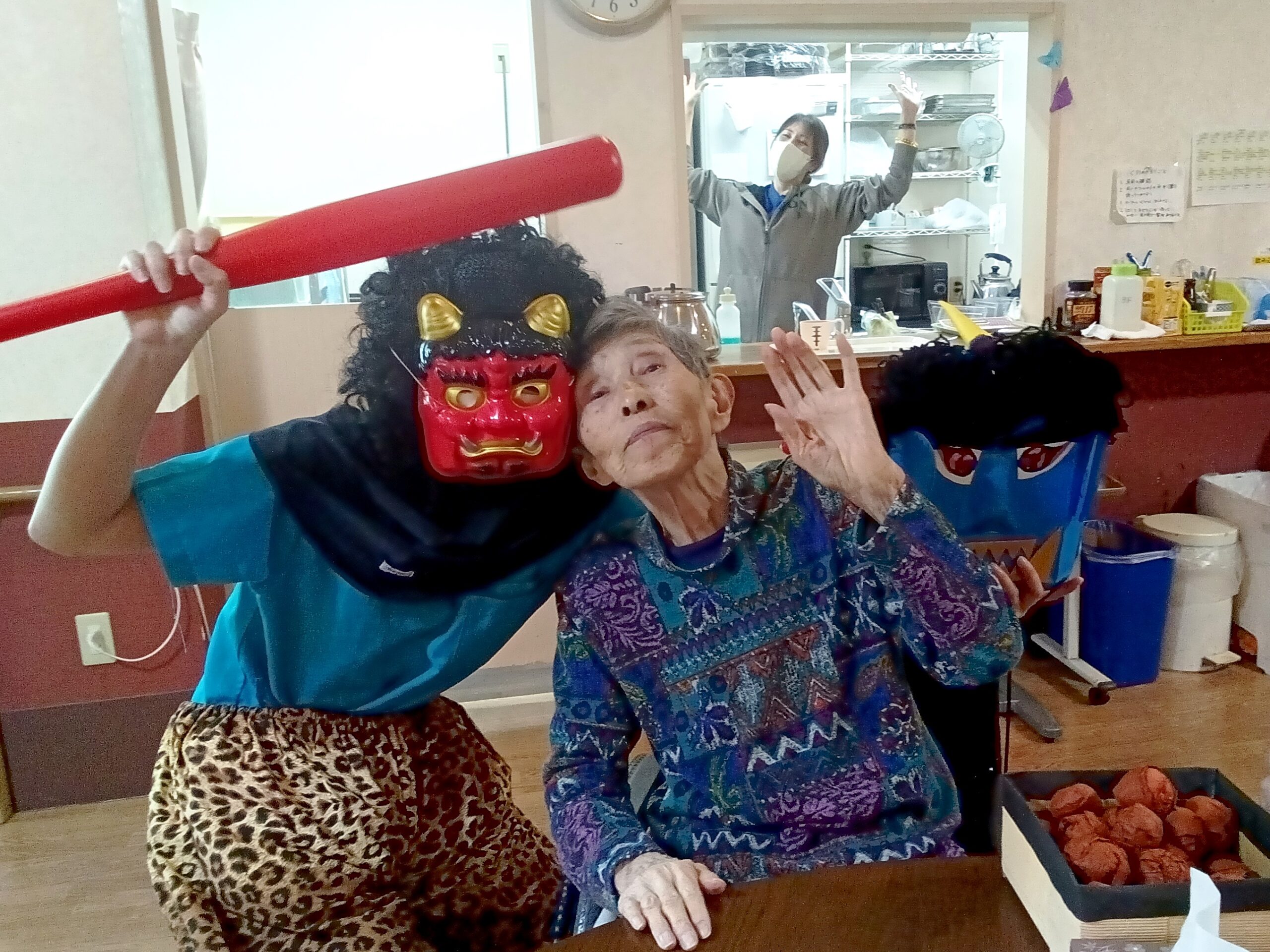 記事 節分　おやつに鬼登場！（クルーヴ豊中・服部）のアイキャッチ画像