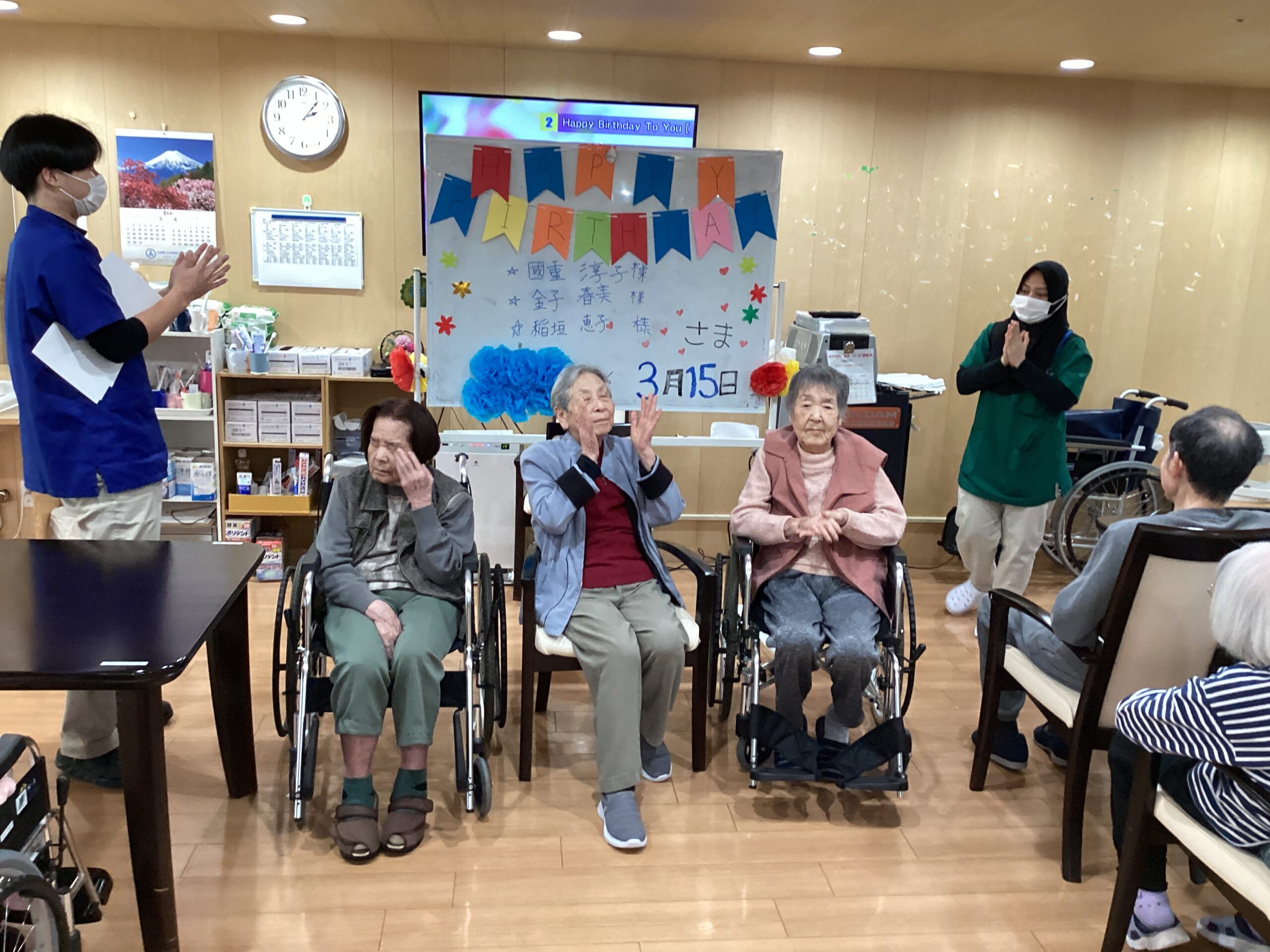 記事 3月お誕生日会🎂～くすのき・萱島のアイキャッチ画像